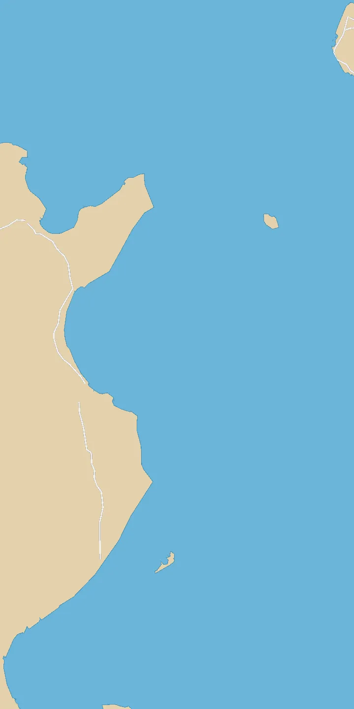 Carta FND del Golfo di Hammamet e del Canale di Sicilia a scala regionale